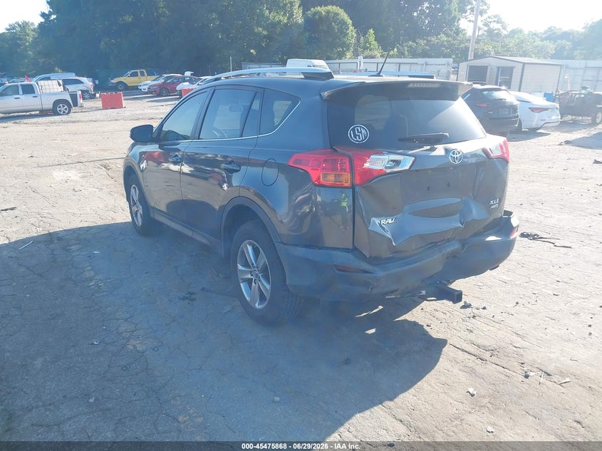 2015 Toyota Rav 4 VIN JTMRFREV6FJ021730 IAAI salvage auction — REAR END, Salvage (Georgia), sold $5,250 on 2026-08-09 (photo 3)