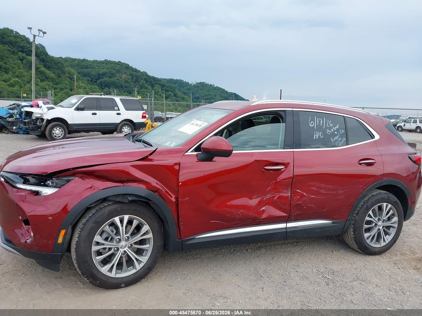 2023 Buick Envision VIN LRBAZLR46PD120646 IAAI salvage auction — LEFT SIDE, Salvage (Pennsylvania), sold $7,250 on 2026-07-21 (photo 6)
