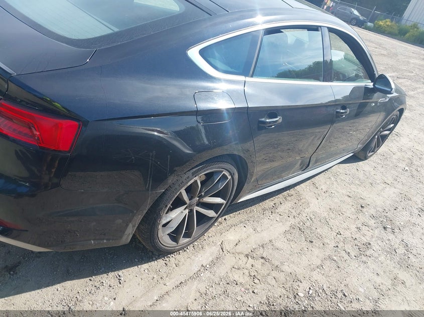 2018 Audi S5 VIN WAUB4CF50JA005547 IAAI salvage auction — FRONT END, Salvage Title, sold $9,700 on 2026-09-27 (photo 4)
