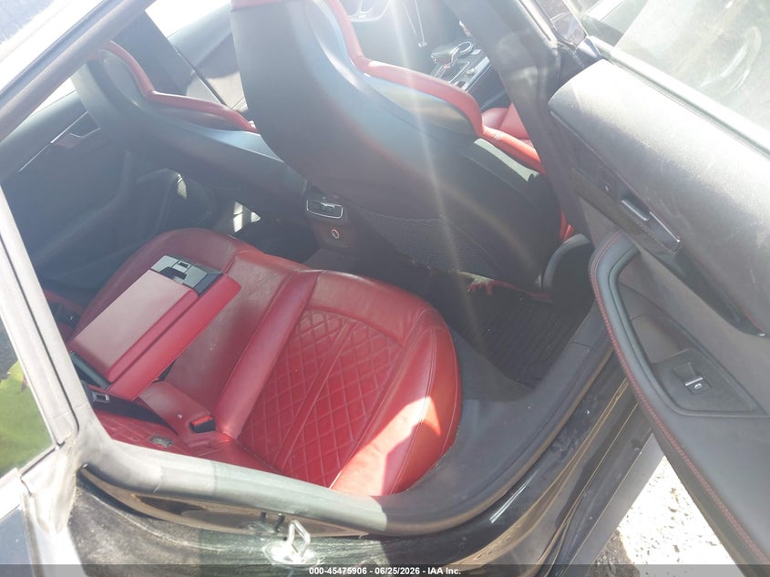 2018 Audi S5 VIN WAUB4CF50JA005547 IAAI salvage auction — FRONT END, Salvage Title, sold $9,700 on 2026-09-27 (photo 8)