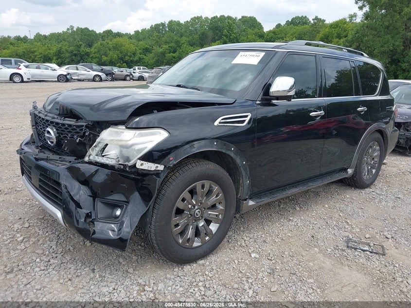 2017 Nissan Armada VIN JN8AY2NE6H9704115 IAAI salvage auction — FRONT END, Salvage (Tennessee), sold $4,600 on 2026-07-23 (photo 2)