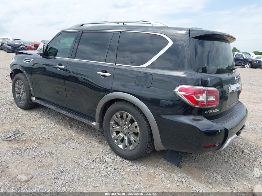 2017 Nissan Armada VIN JN8AY2NE6H9704115 IAAI salvage auction — FRONT END, Salvage (Tennessee), sold $4,600 on 2026-07-23 (photo 3)
