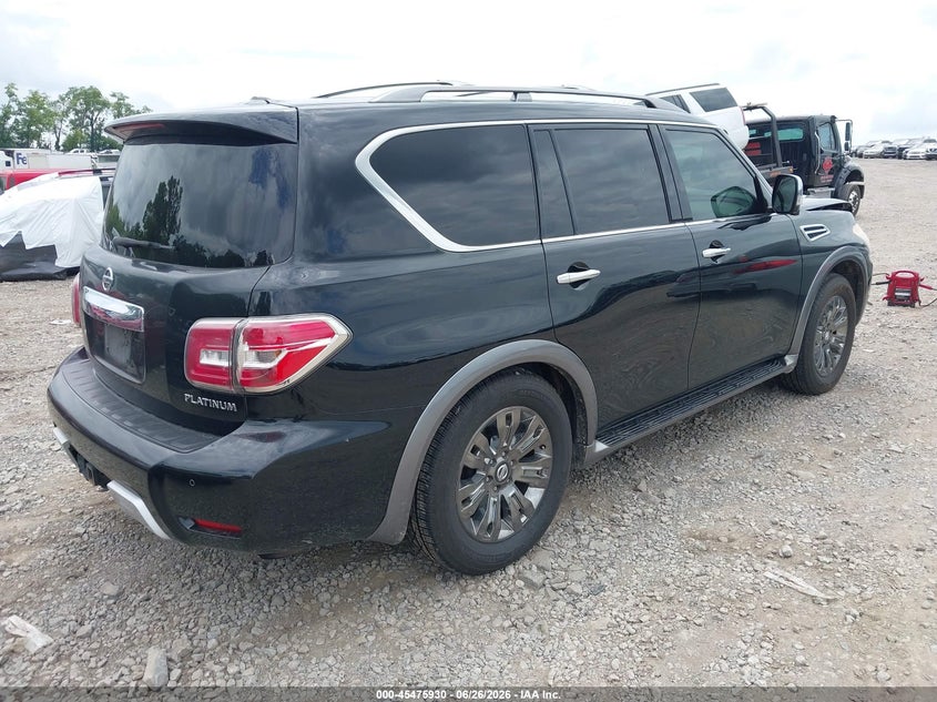 2017 Nissan Armada VIN JN8AY2NE6H9704115 IAAI salvage auction — FRONT END, Salvage (Tennessee), sold $4,600 on 2026-07-23 (photo 4)
