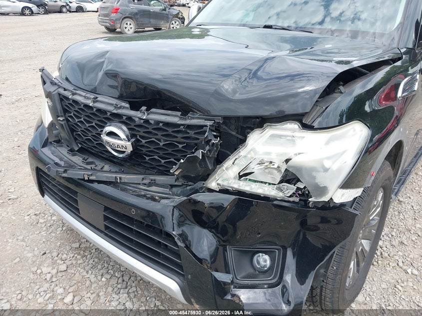2017 Nissan Armada VIN JN8AY2NE6H9704115 IAAI salvage auction — FRONT END, Salvage (Tennessee), sold $4,600 on 2026-07-23 (photo 6)