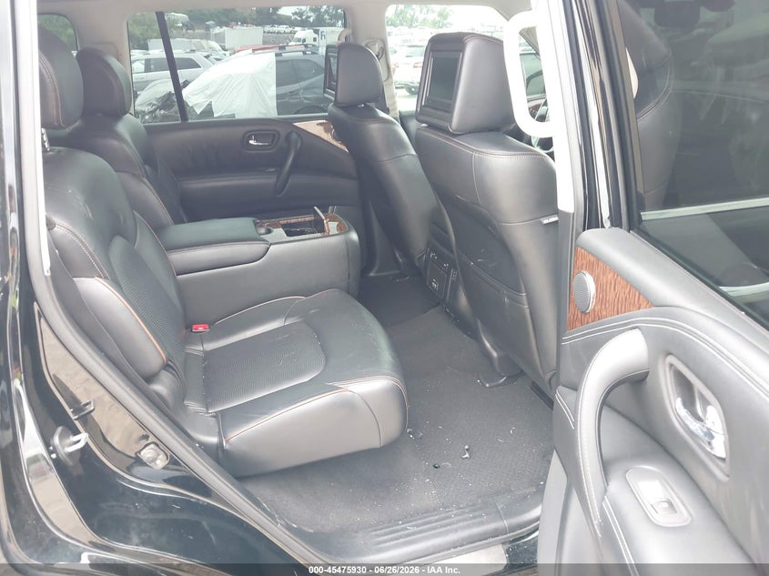 2017 Nissan Armada VIN JN8AY2NE6H9704115 IAAI salvage auction — FRONT END, Salvage (Tennessee), sold $4,600 on 2026-07-23 (photo 8)