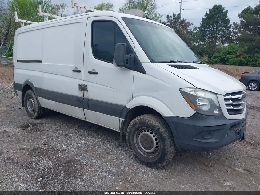 2017 Freightliner Sprinter 2500 VIN WDYPE7CD7HP573928 IAAI salvage auction — FRONT END, Clear (Maryland), sold $3,100 on 2026-07-29 (photo 1)