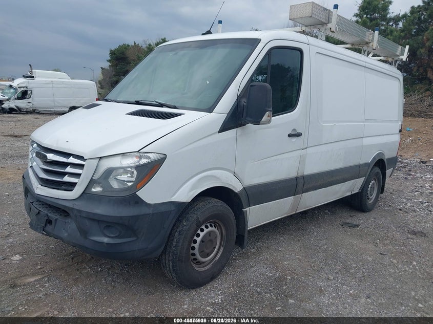 2017 Freightliner Sprinter 2500 VIN WDYPE7CD7HP573928 IAAI salvage auction — FRONT END, Clear (Maryland), sold $3,100 on 2026-07-29 (photo 2)