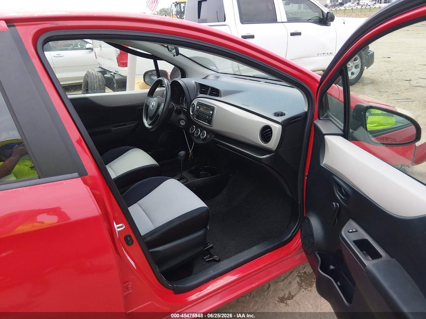 2012 Toyota Yaris VIN JTDKTUD31CD508678 IAAI salvage auction — FRONT & REAR, Salvage (Texas), sold $1,650 on 2026-07-28 (photo 5)