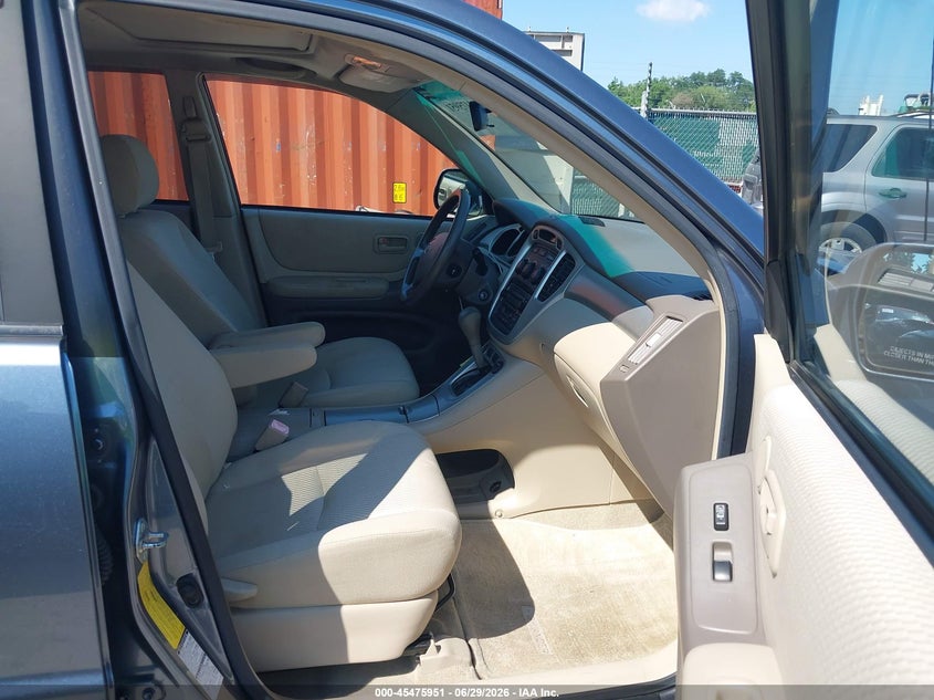 2006 Toyota Highlander VIN JTEEP21A560183887 IAAI salvage auction — RIGHT FRONT, Salvage - 75% Or Less (Maryland), sold $1,300 on 2026-07-23 (photo 5)