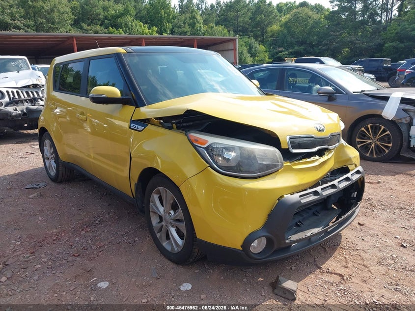 2014 Kia Soul VIN KNDJP3A51E7025094 IAAI salvage auction — FRONT END, Salvage (Alabama), sold $575 on 2026-07-15 (photo 1)