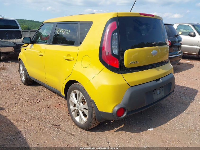 2014 Kia Soul VIN KNDJP3A51E7025094 IAAI salvage auction — FRONT END, Salvage (Alabama), sold $575 on 2026-07-15 (photo 3)