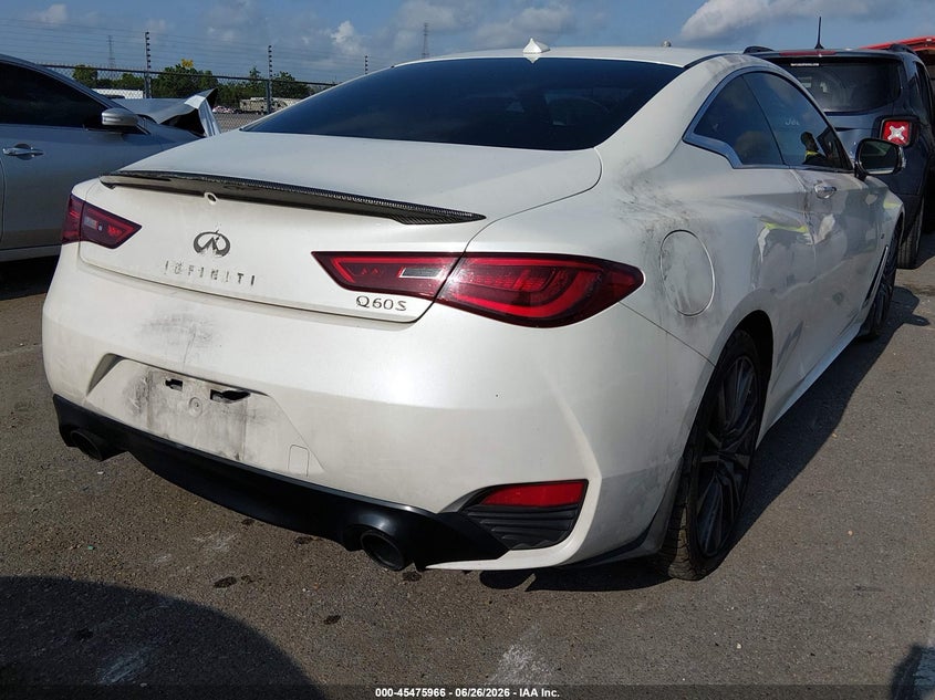 2017 Infiniti Q60 VIN JN1EV7EKXHM364461 IAAI salvage auction — Unknown, Wait Title, sold $25 on 2026-10-08 (photo 4)