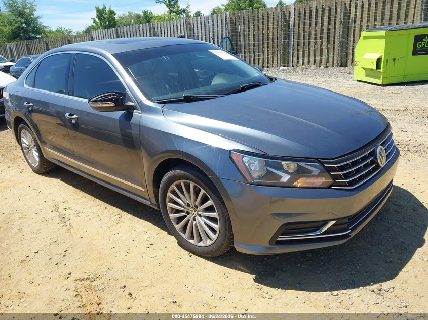 2017 Volkswagen Passat VIN 1VWBT7A34HC061022 IAAI salvage auction — NORMAL WEAR, Clear (Virginia), sold $2,300 on 2026-07-20 (photo 1)