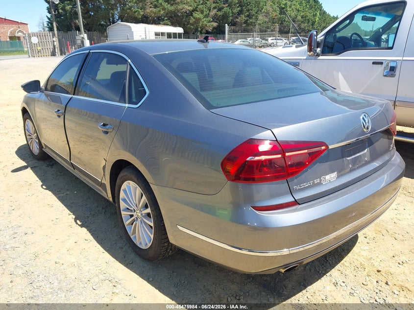 2017 Volkswagen Passat VIN 1VWBT7A34HC061022 IAAI salvage auction — NORMAL WEAR, Clear (Virginia), sold $2,300 on 2026-07-20 (photo 3)