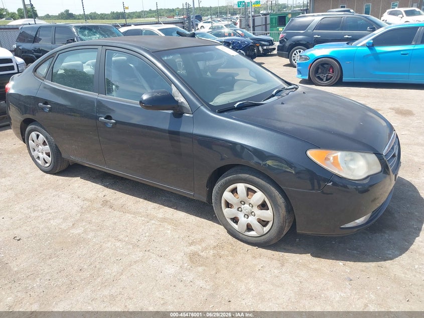 2009 Hyundai Elantra VIN KMHDU46D59U639418 IAAI salvage auction — NORMAL WEAR, Clear (Oklahoma), sold $250 on 2026-07-08 (photo 1)