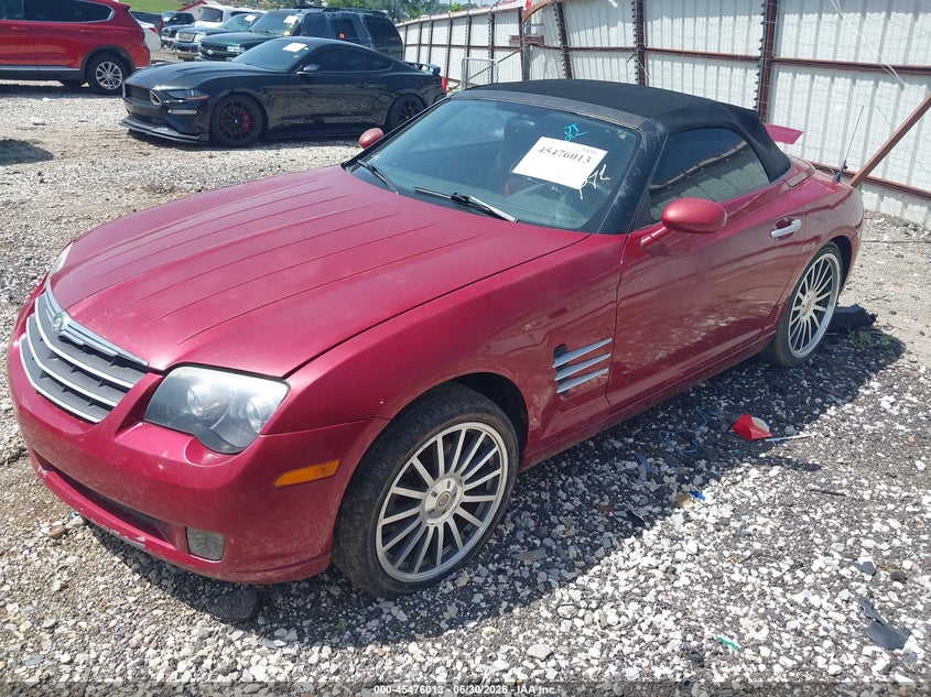 2007 Chrysler Crossfire VIN 1C3LN55L57X073319 IAAI salvage auction — RIGHT SIDE, Salvage (Arkansas), sold $225 on 2026-07-09 (photo 2)