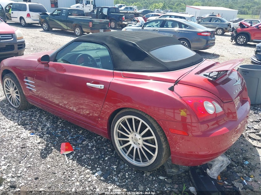 2007 Chrysler Crossfire VIN 1C3LN55L57X073319 IAAI salvage auction — RIGHT SIDE, Salvage (Arkansas), sold $225 on 2026-07-09 (photo 3)
