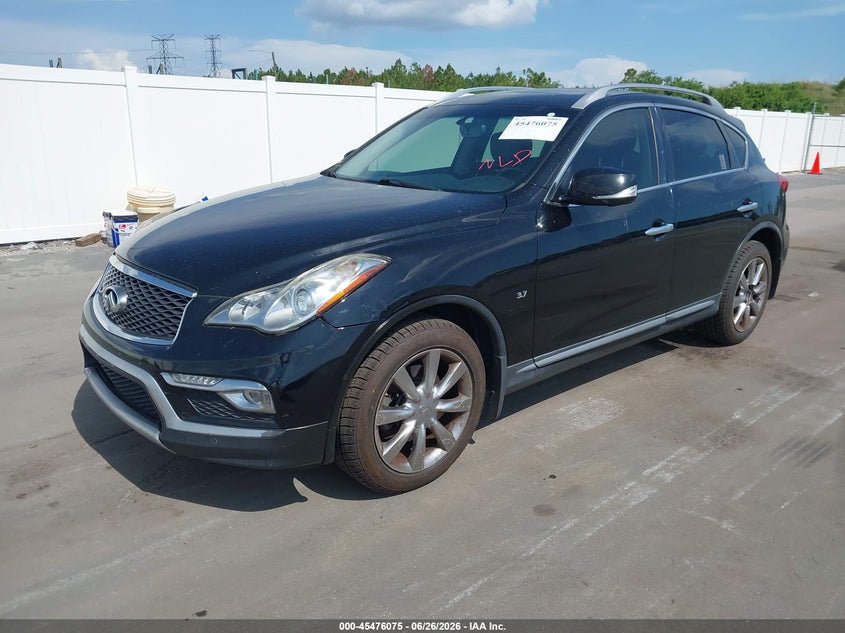 2016 Infiniti Qx50 VIN JN1BJ0RP6GM235952 IAAI salvage auction — NORMAL WEAR, Clear (Florida), sold $875 on 2026-07-06 (photo 2)