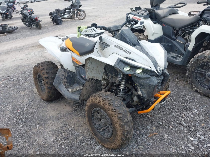 2025 Can-am/ brp Renegade VIN 3JBMXAX4XSJ000278 IAAI salvage auction — LEFT FRONT, Salvage Title, sold $7,100 on 2026-07-15 (photo 1)