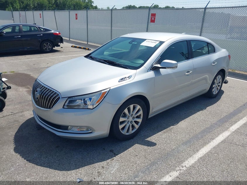 2015 Buick Lacrosse VIN 1G4GB5GR4FF207034 IAAI salvage auction — LEFT SIDE, Clear (Indiana), sold $1,300 on 2026-07-25 (photo 2)