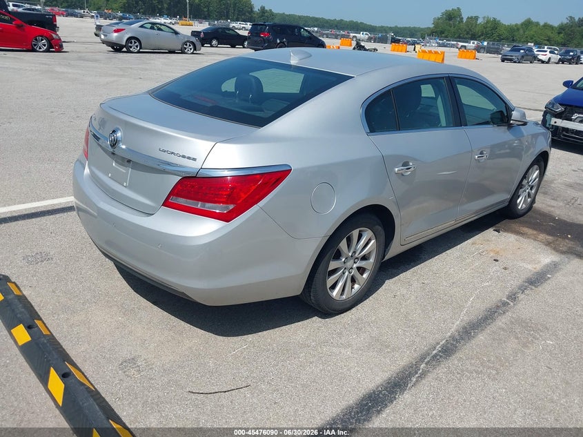 2015 Buick Lacrosse VIN 1G4GB5GR4FF207034 IAAI salvage auction — LEFT SIDE, Clear (Indiana), sold $1,300 on 2026-07-25 (photo 4)
