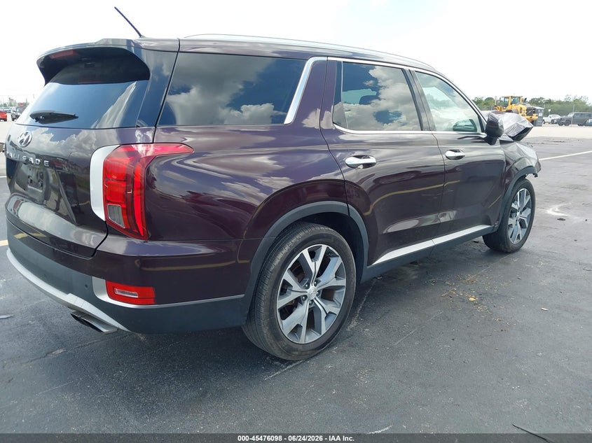 2020 Hyundai Palisade VIN KM8R44HE9LU084072 IAAI salvage auction — FRONT END, Certificate Of Destruction (Florida), sold $1,050 on 2026-07-30 (photo 4)