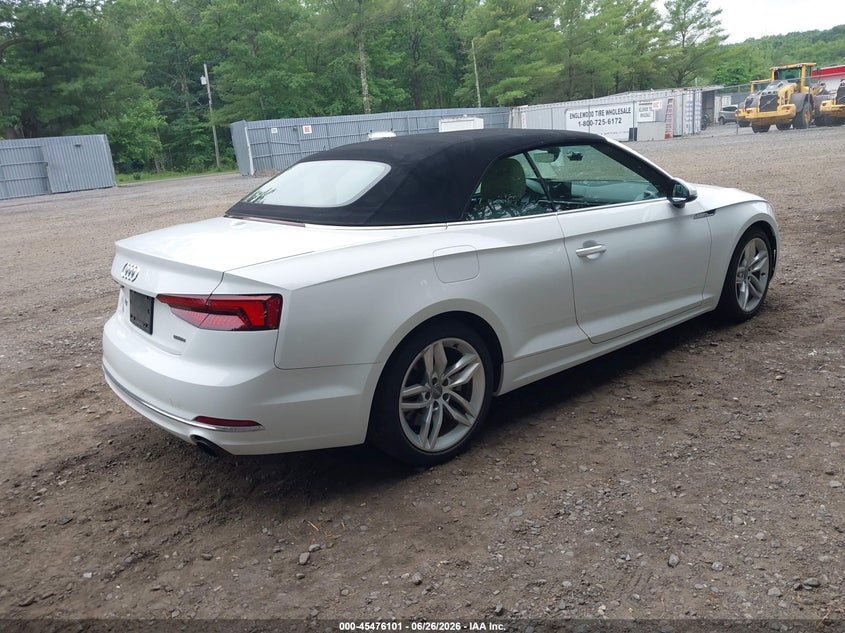 2019 Audi A5 VIN WAUWNGF55KN009528 IAAI salvage auction — REAR END, Salvage Title, sold $8,800 on 2026-08-20 (photo 4)