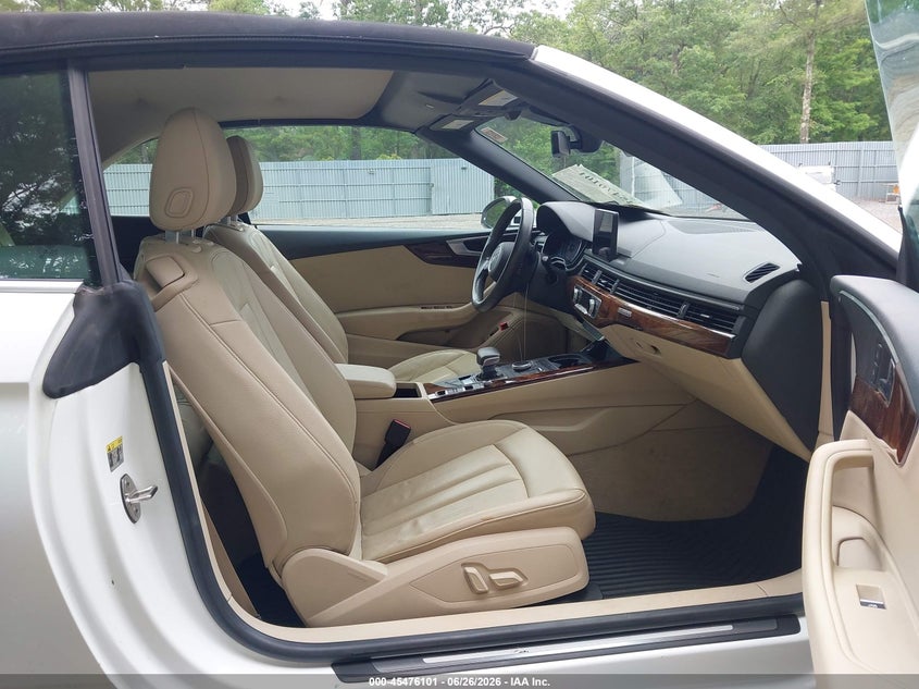 2019 Audi A5 VIN WAUWNGF55KN009528 IAAI salvage auction — REAR END, Salvage Title, sold $8,800 on 2026-08-20 (photo 5)