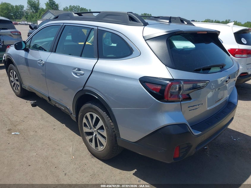2020 Subaru Outback VIN 4S4BTAAC7L3262093 IAAI salvage auction — FRONT END, Salvage (Ohio), sold $4,550 on 2026-07-09 (photo 3)