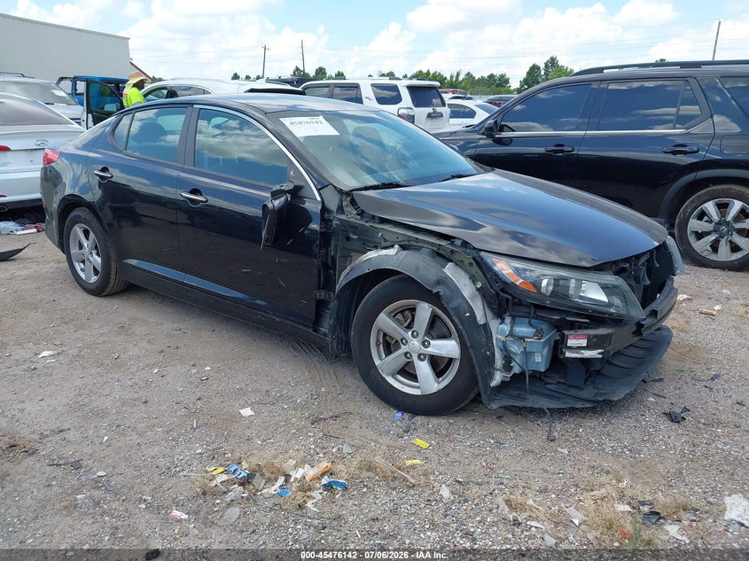 2015 Kia Optima VIN 5XXGM4A79FG440005 IAAI salvage auction — RIGHT FRONT, Salvage (Texas), sold $950 on 2026-08-02 (photo 1)
