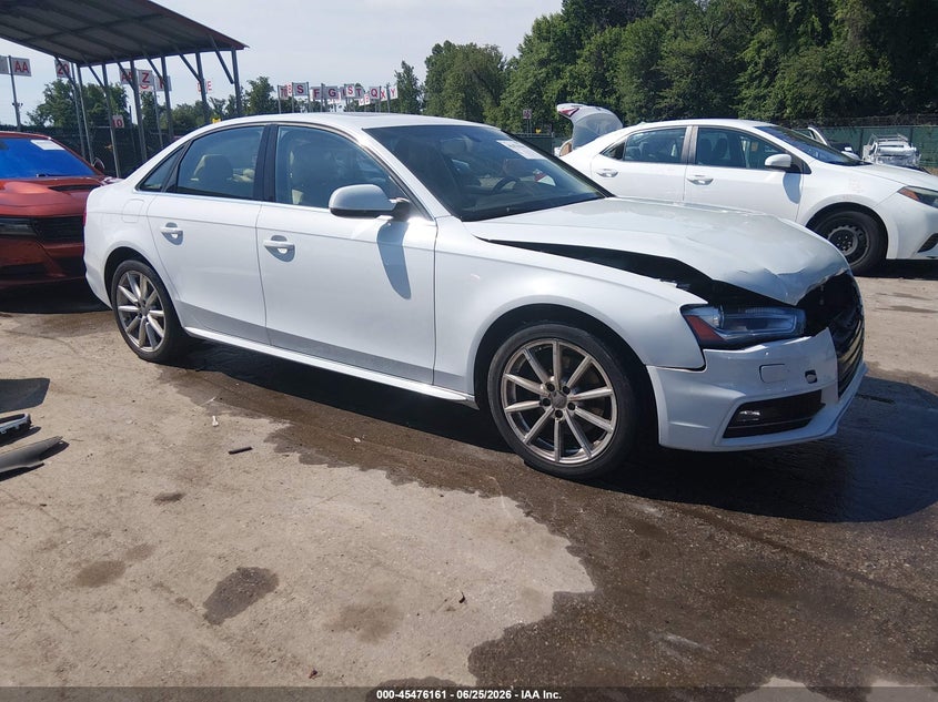 2016 Audi A4 VIN WAUEFAFL5GN009332 IAAI salvage auction — FRONT END, Salvage - Greater Than 75% (Maryland), sold $700 on 2026-07-23 (photo 1)