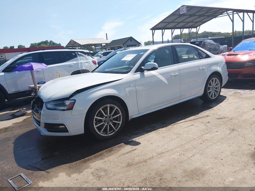 2016 Audi A4 VIN WAUEFAFL5GN009332 IAAI salvage auction — FRONT END, Salvage - Greater Than 75% (Maryland), sold $700 on 2026-07-23 (photo 2)
