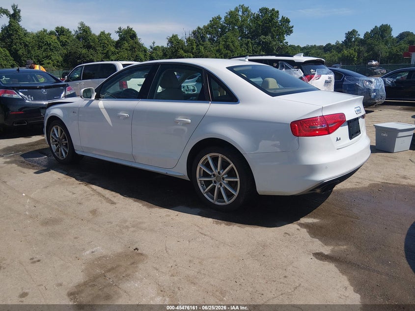 2016 Audi A4 VIN WAUEFAFL5GN009332 IAAI salvage auction — FRONT END, Salvage - Greater Than 75% (Maryland), sold $700 on 2026-07-23 (photo 3)