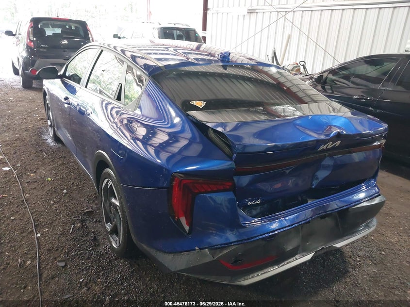 2025 Kia K4 VIN 3KPFU4DE1SE016004 IAAI salvage auction — REAR END, Salvage Title, sold $7,100 on 2026-07-30 (photo 3)