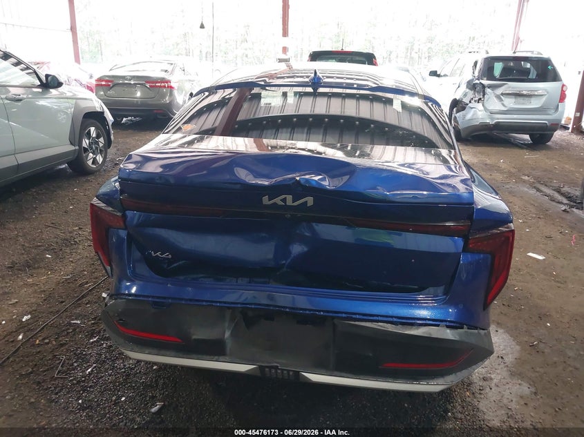 2025 Kia K4 VIN 3KPFU4DE1SE016004 IAAI salvage auction — REAR END, Salvage Title, sold $7,100 on 2026-07-30 (photo 6)