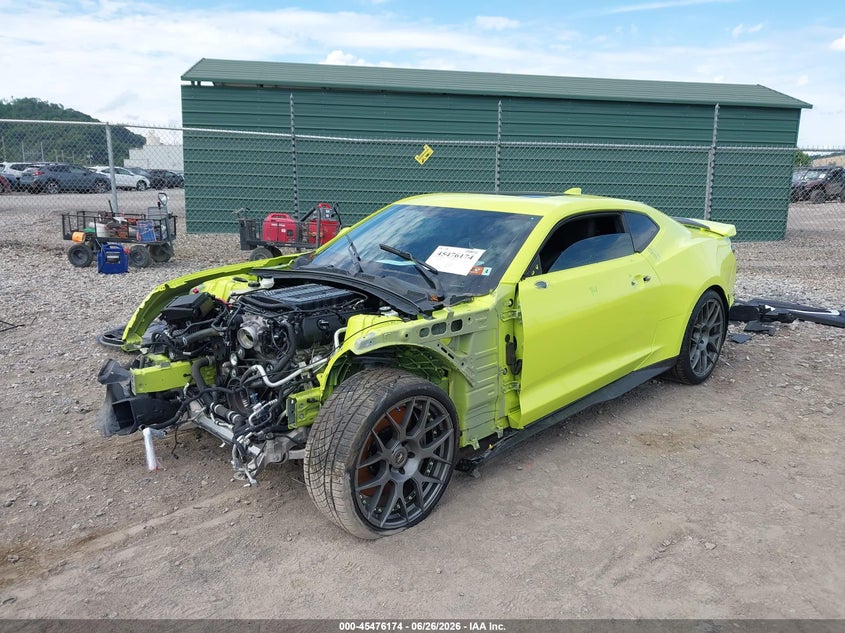 2019 Chevrolet Camaro VIN 1G1FJ1R69K0156652 IAAI salvage auction — FRONT END, Salvage Title, sold $25,250 on 2026-07-30 (photo 2)