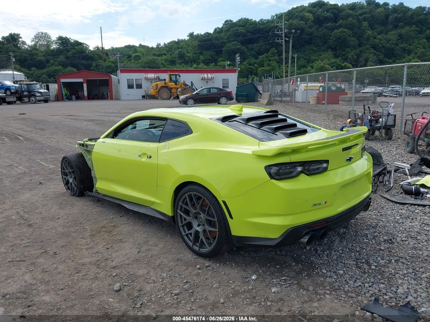 2019 Chevrolet Camaro VIN 1G1FJ1R69K0156652 IAAI salvage auction — FRONT END, Salvage Title, sold $25,250 on 2026-07-30 (photo 3)