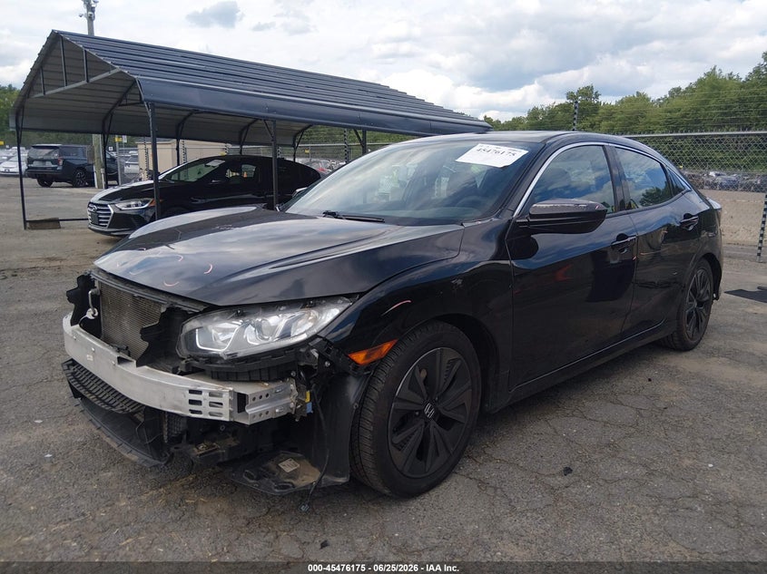 2018 Honda Civic VIN SHHFK7H50JU416063 IAAI salvage auction — RIGHT FRONT, Salvage Title, sold $2,050 on 2026-07-23 (photo 2)