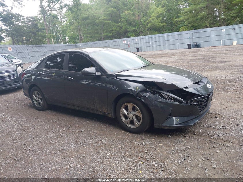 2021 Hyundai Elantra VIN 5NPLL4AGXMH036620 IAAI salvage auction — FRONT END, Salvage (New Jersey), sold $3,000 on 2026-07-29 (photo 1)