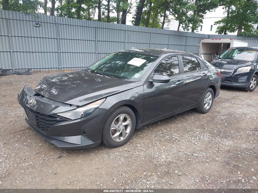 2021 Hyundai Elantra VIN 5NPLL4AGXMH036620 IAAI salvage auction — FRONT END, Salvage (New Jersey), sold $3,000 on 2026-07-29 (photo 2)