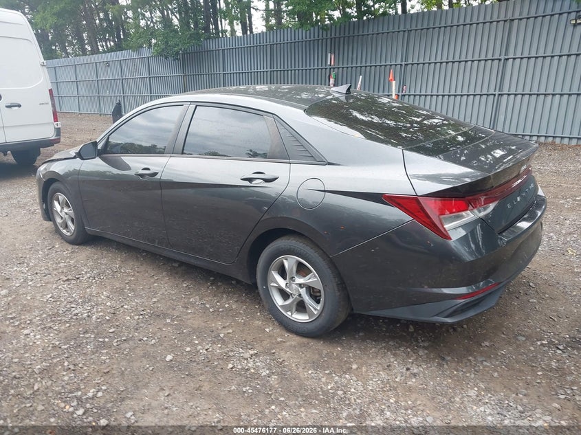 2021 Hyundai Elantra VIN 5NPLL4AGXMH036620 IAAI salvage auction — FRONT END, Salvage (New Jersey), sold $3,000 on 2026-07-29 (photo 3)