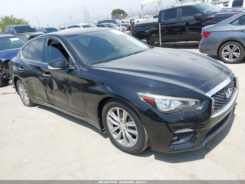 2021 Infiniti Q50 VIN JN1EV7AP8MM707148 — IAAI salvage auction photo