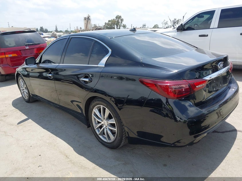 2021 Infiniti Q50 VIN JN1EV7AP8MM707148 IAAI salvage auction — RIGHT SIDE, Salvage (Arizona), sold $7,550 on 2026-07-15 (photo 3)