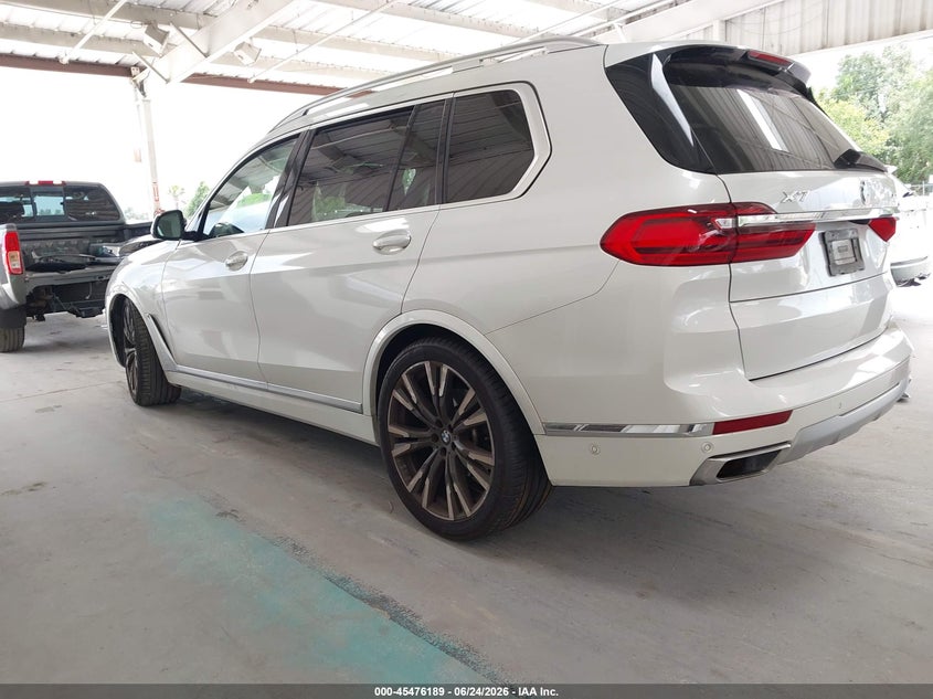 2022 BMW X7 VIN 5UXCW2C08N9L97266 IAAI salvage auction — RIGHT FRONT, Salvage Title, sold $17,000 on 2026-07-29 (photo 3)