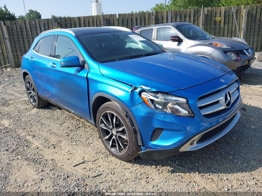 2017 Mercedes-benz Gla-klasse VIN WDCTG4EB1HJ295216 IAAI salvage auction — RIGHT FRONT, Salvage (Virginia), sold $3,050 on 2026-07-20 (photo 1)