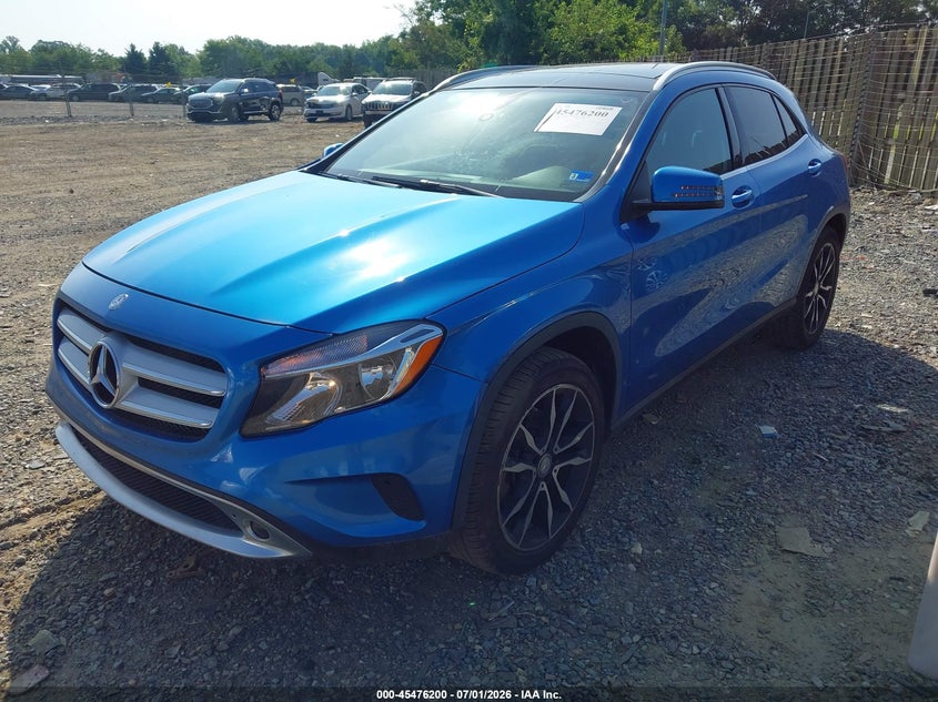 2017 Mercedes-benz Gla-klasse VIN WDCTG4EB1HJ295216 IAAI salvage auction — RIGHT FRONT, Salvage (Virginia), sold $3,050 on 2026-07-20 (photo 2)