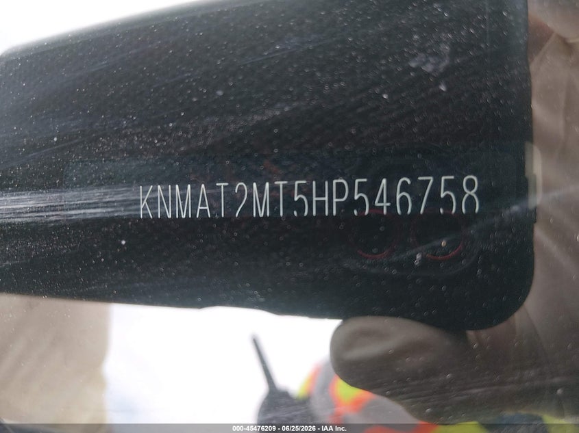 2017 Nissan Rogue VIN KNMAT2MT5HP546758 IAAI salvage auction — LEFT SIDE, Salvage (Idaho), sold $750 on 2026-07-20 (photo 9)