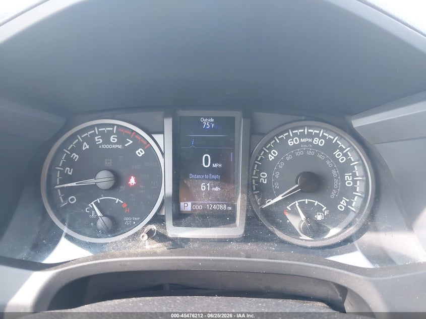 2020 Toyota Tacoma VIN 3TMCZ5AN4LM316173 IAAI salvage auction — HAIL, Salvage Title, sold $12,300 on 2026-07-31 (photo 7)
