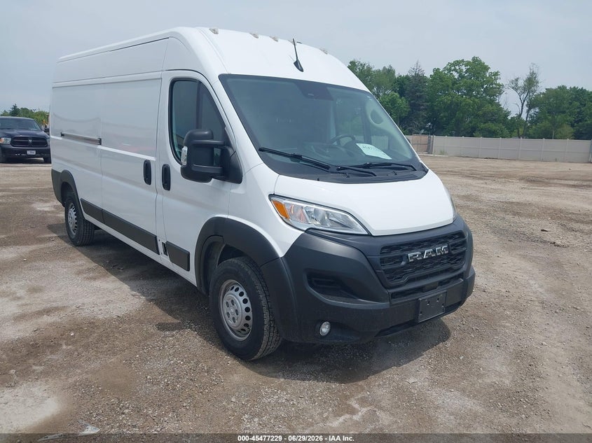 2024 Ram Promaster 3500 VIN 3C6MRVHG6RE152107 IAAI salvage auction — NORMAL WEAR, Sf97 (Michigan), sold $18,200 on 2026-08-27 (photo 1)