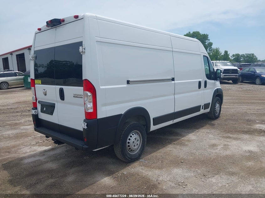 2024 Ram Promaster 3500 VIN 3C6MRVHG6RE152107 IAAI salvage auction — NORMAL WEAR, Sf97 (Michigan), sold $18,200 on 2026-08-27 (photo 4)